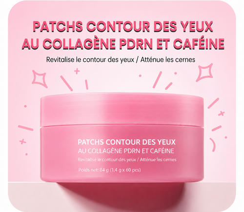 Patchs Contour des Yeux au Collagène PDRN & Caféine (60 patchs)