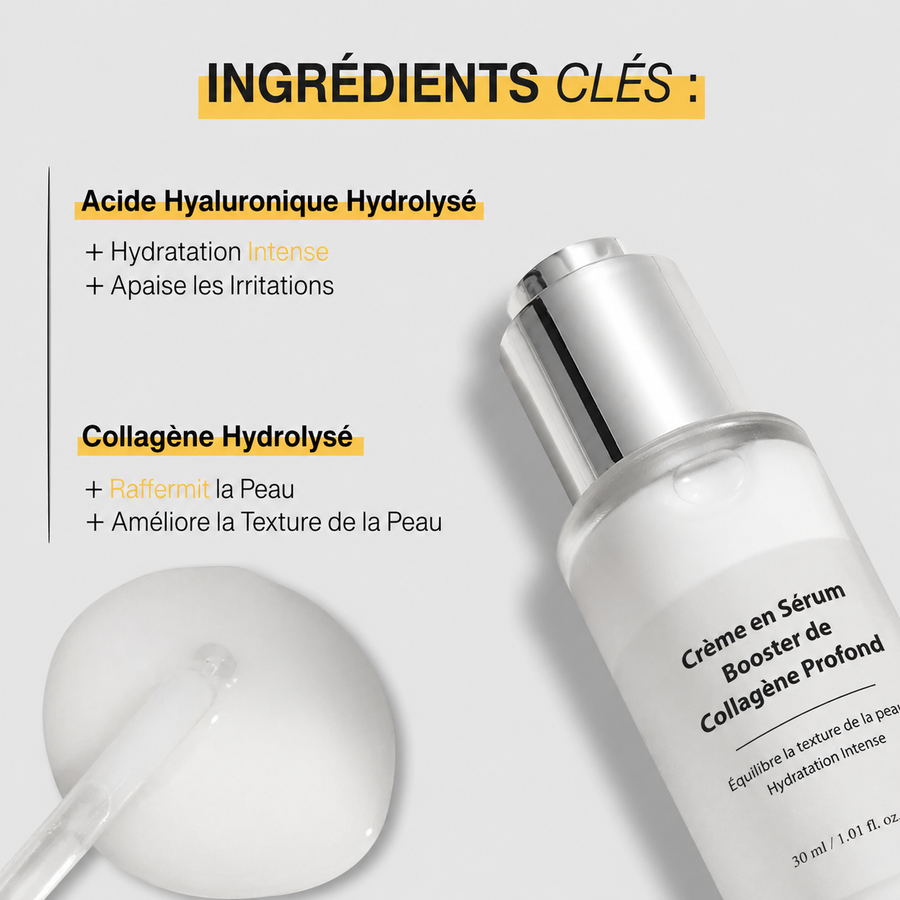 Crème en Sérum Booster de Collagène Profond