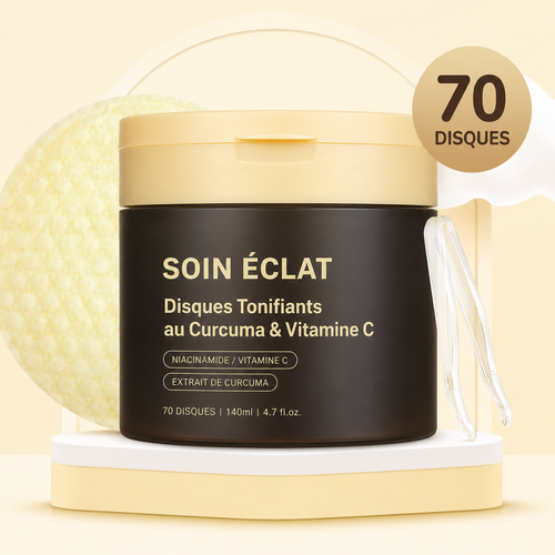 Disques Tonifiants au Curcuma Vitamine C (70 disques)
