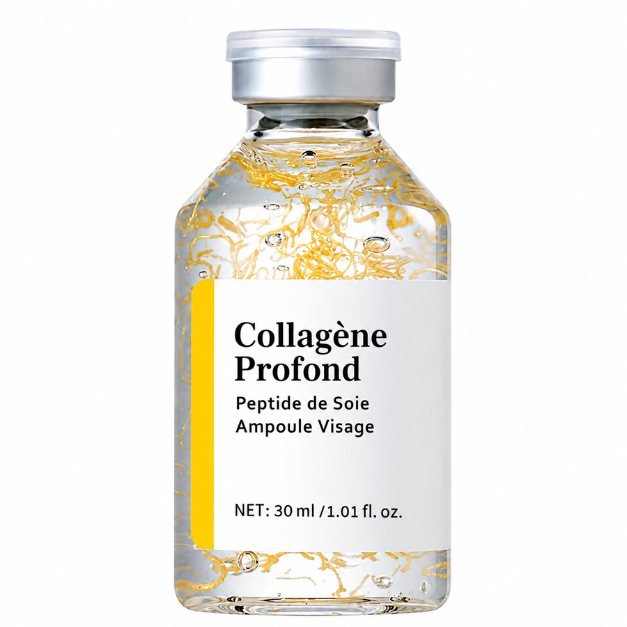 Collagène Profond — Ampoule Visage au Peptide de Soie