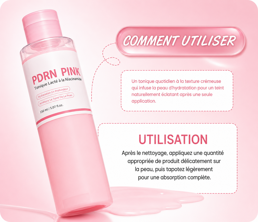 Tonique Lacté PDRN Pink à la Niacinamide