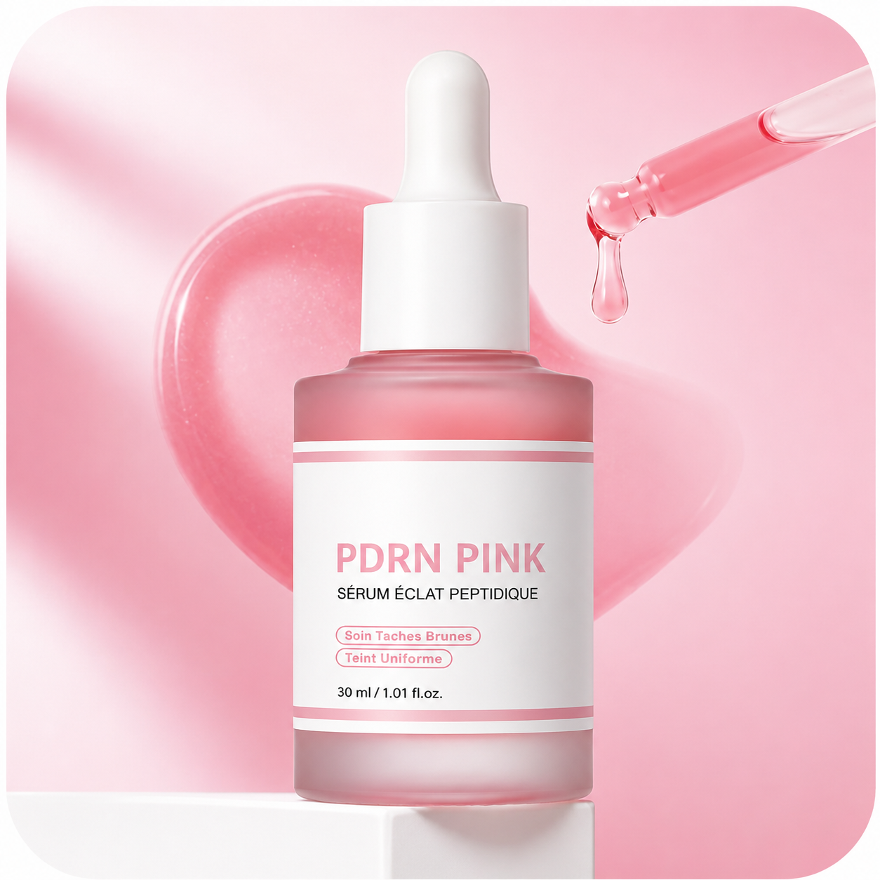 PDRN Rose — Sérum Éclat Peptidique