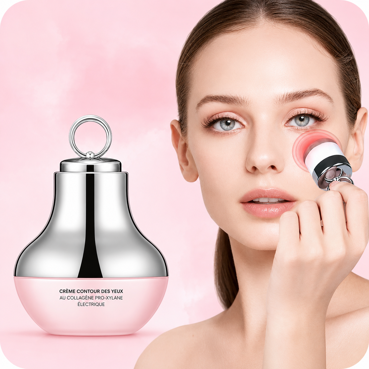 Crème Contour des Yeux au Collagène Pro-Xylane — Applicateur Massant