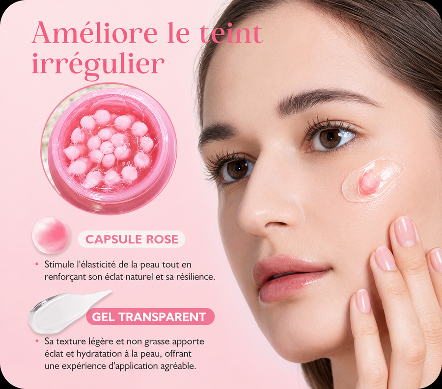 Crème Capsule au Collagène Rose PDRN