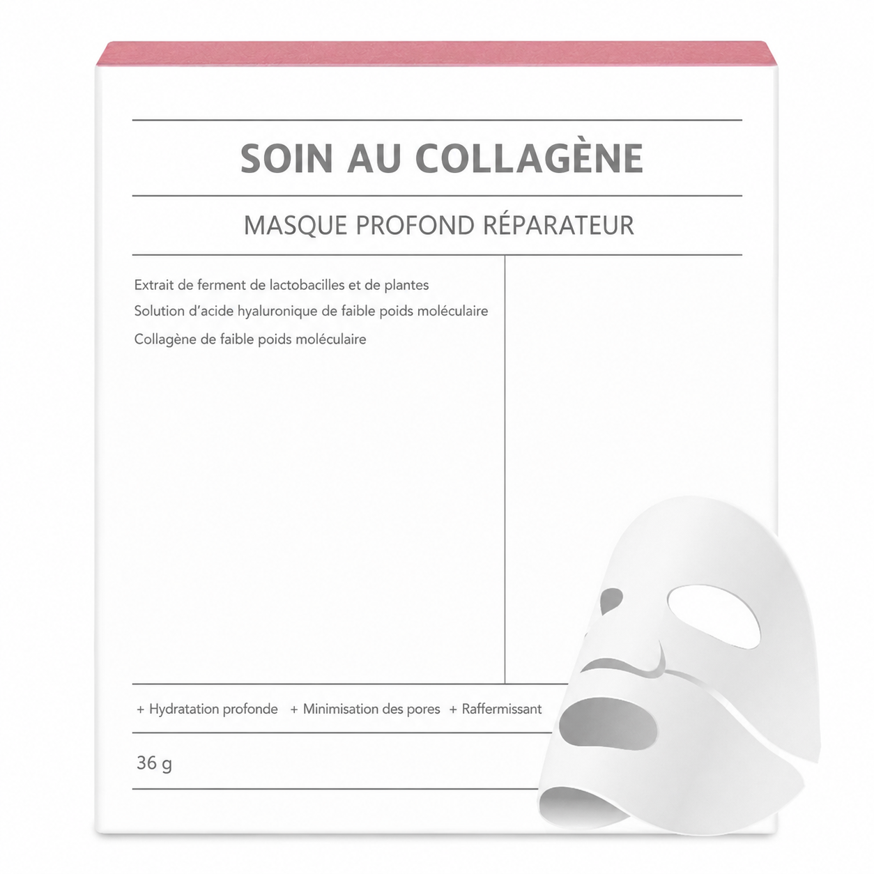 Soin au Collagène — Masque Profond Réparateur (Boîte de 4)