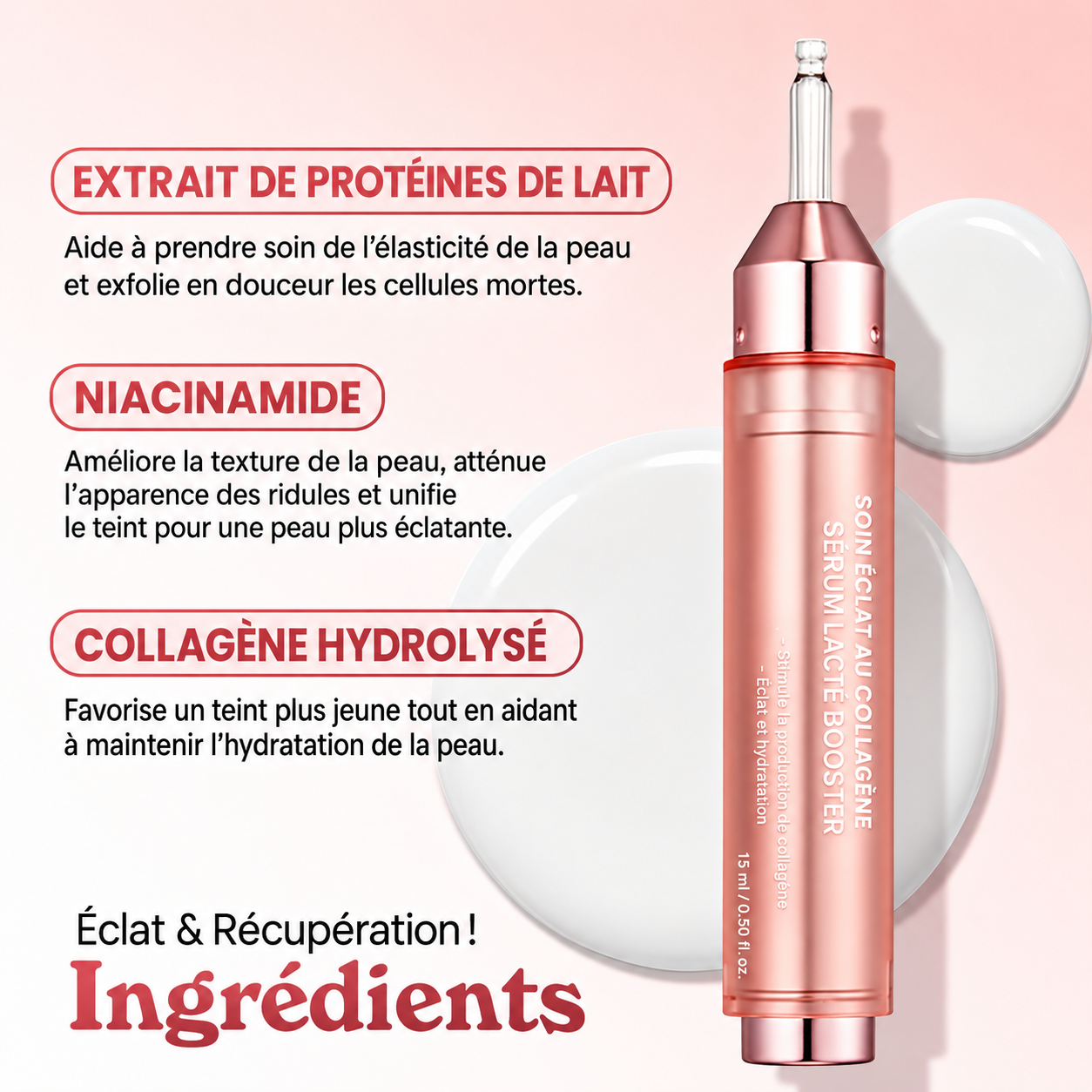 Sérum Lacté Booster — Éclat au Collagène