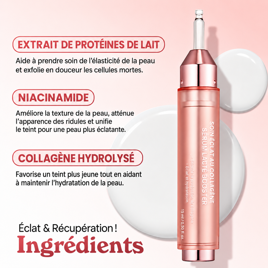 Sérum Lacté Booster — Éclat au Collagène