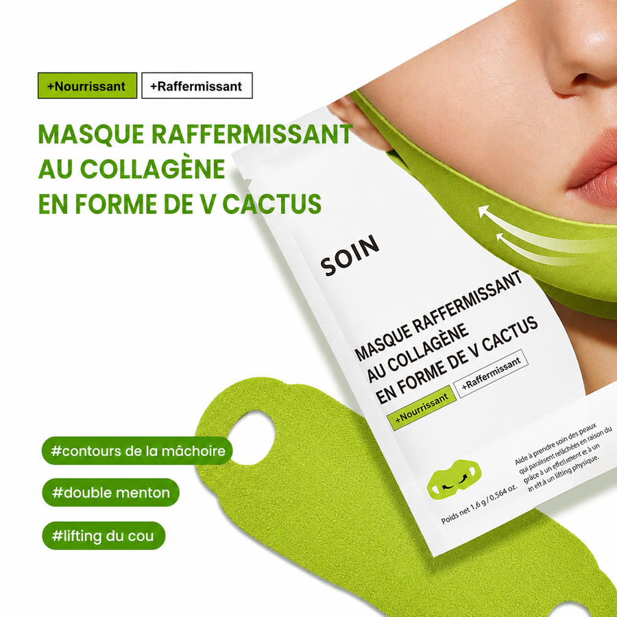 Masque Lifting V-Shape — Collagène Cactus