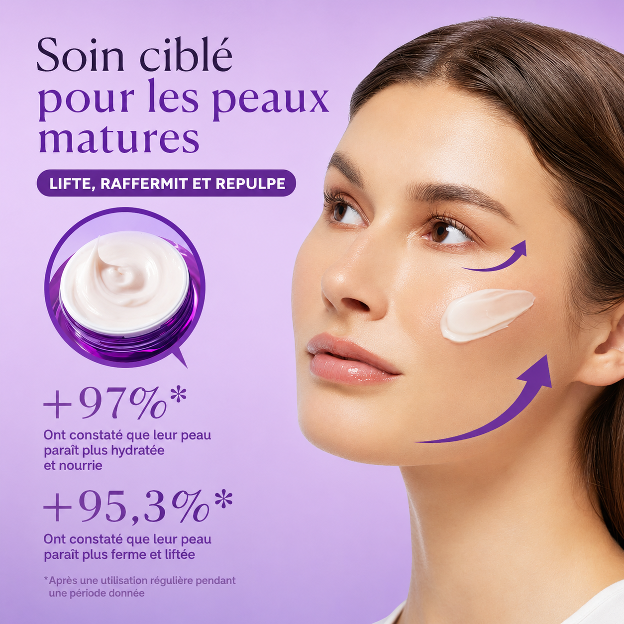Crème Lifting 3D — Soin Raffermissant Visage Cou