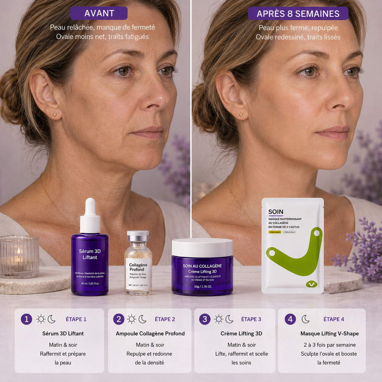 Rituel EFFET LIFTING — Coffret Ovale Redessiné