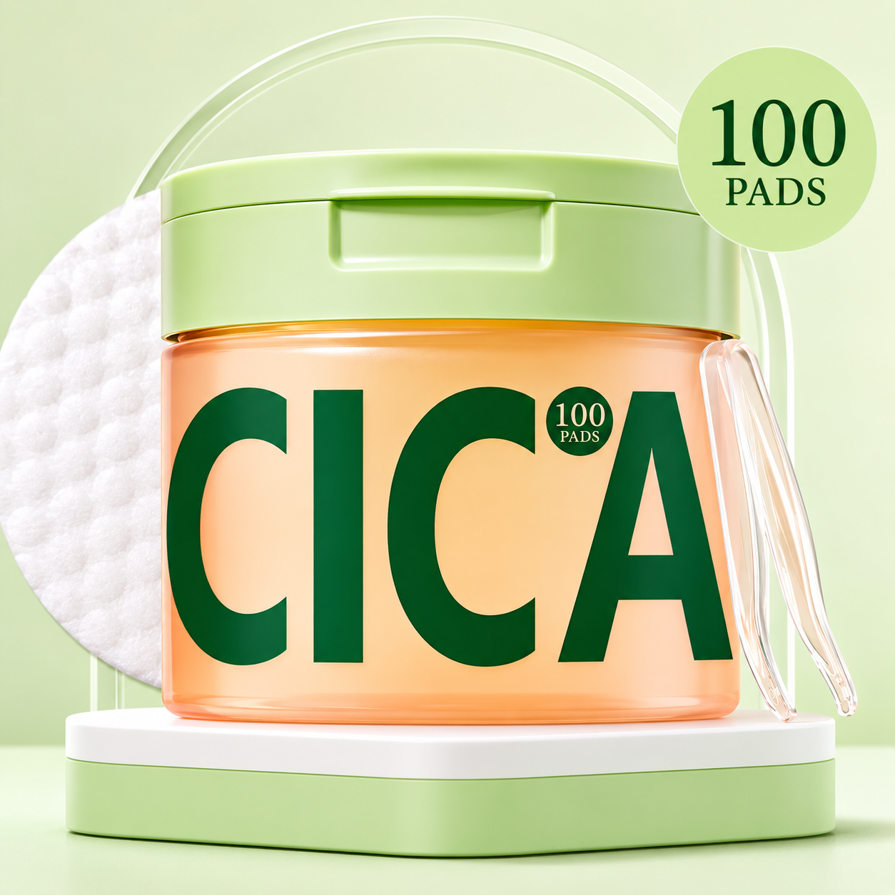 Disques CICA — Tonifiants Apaisants &amp; Éclat (100 disques)