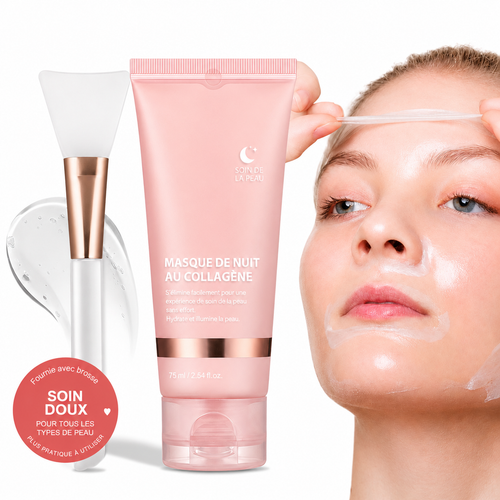 Masque de Nuit au Collagène — Soin Peel-Off Repulpant